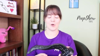 Toy Review - Mr. Hankey's Toys Venomous Tongue Dildo, Super Soft Silicone