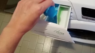 passo l'aspirapolvere e faccio la lavatrice