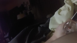 Playing with my quick shot fleshlight 