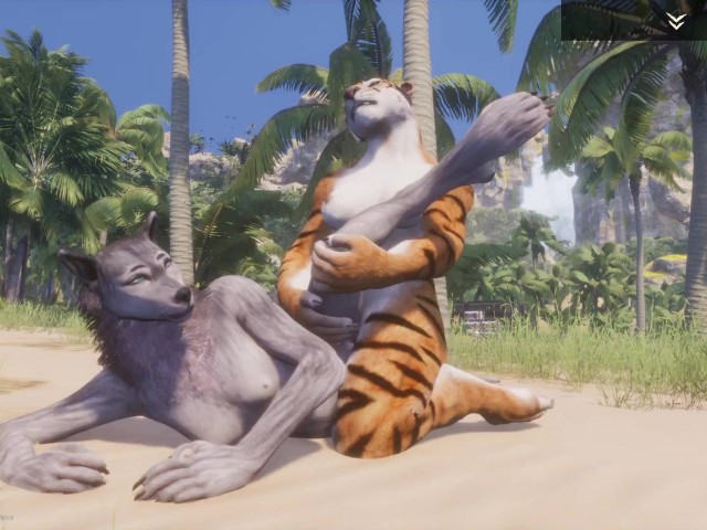 White Tiger Furry Porn Hd - Wild Life / Lesbian Furrie Porn Tiger and Wolf Girl - Free Porn Videos -  YouPorn