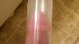 Pumped penis massive load