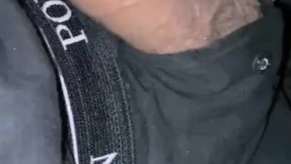 Playing with my morning wood