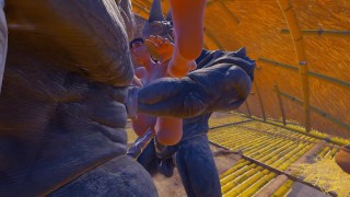 Two Furry Alien Fuck My Wife Double Anal