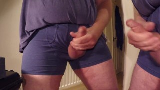 The Mirror Splat - Cum and watch the show..