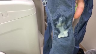彼女の染み付きパンツを巻き付けてたっぷり中出しオナニー