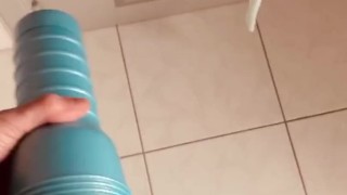 I play with a fleshlight and cum / FLESHJACK