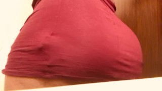 Sneaking off to twerk my juicy ebony ass 