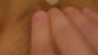 Touching myself in the shower