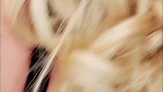 Sexy chubby milf makes mess on the bed