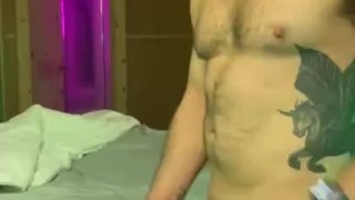 Elsa Jean fleshlight fucking with my big hard cock