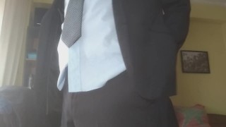 Suit and tie man Suited solo man Man in suit