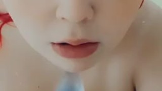 POV: bbw sucking your dick in the shower 