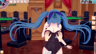 3D/Anime/Hentai: HOT Casino show Girl with big Tits gets Fucked on the Roulette table !!!