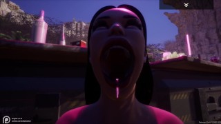 Alissa Takes a BBC Down Her Throat at the Party (Wild Life) Full