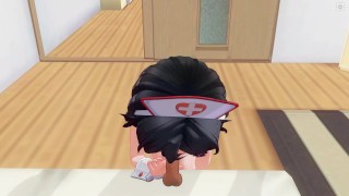 3D HENTAI POV Home treatment blowjob