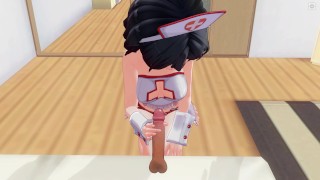 3D HENTAI POV Home treatment blowjob