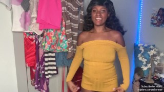 Spring Clothing Try On