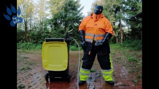 Raingear Pup - pawing outdoors after work