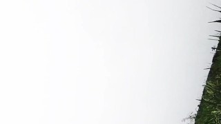 Public Peeing On A Rice Farm... Dablackpee