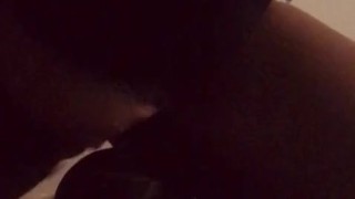 Grinding and twerking my wet ebony pussy !!! Felt so good 