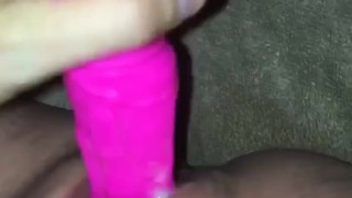 Desperate housewife treats herself while hubby is at work 