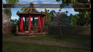 TREASURE OF NADIA 70 - SEX IN A GARDEN AND CUM ON HER BUTT