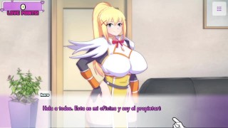 WaifuHub-darkness de konosuba teniendo sexo duro con una masoquista en un castin porno