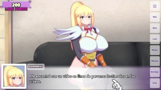 WaifuHub-darkness de konosuba teniendo sexo duro con una masoquista en un castin porno