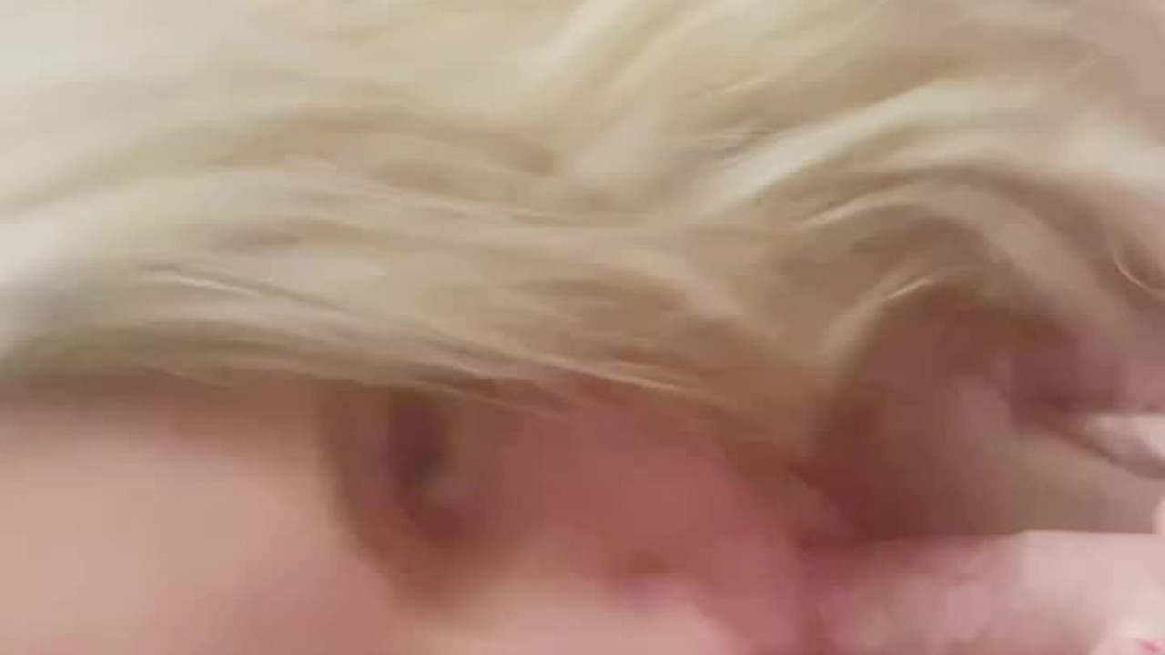 Real amateur girlfriends ex joins for mfm threesome. Hot blonde slut DP POV  upside down throat fuck