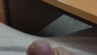 Almost caught jacking off in my office still got off