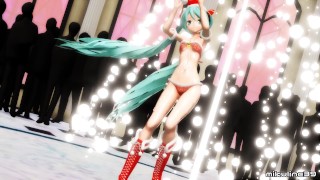 Hentai MMD - Christmas Miku 好き雪ポロリマジック (mikuline39) PLAY HERE: tinyurl com/hentgame