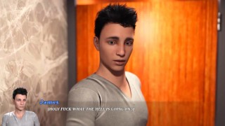 AMNESIA:Sexy Handsome Blondie In Public Toilet-S2E4