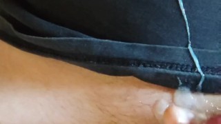 First time doing this and it felt wonderful. Big load and louder moans