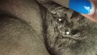 Pussy play in drive thru 