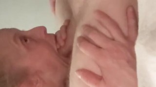 She loves making out with the bosses cock