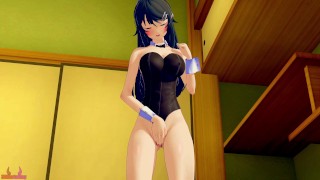 Bunny Girl Senpai: Mai Sakurajima Gets Herself Wet 3D Hentai