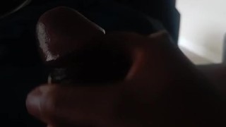 Quick jerk off before work