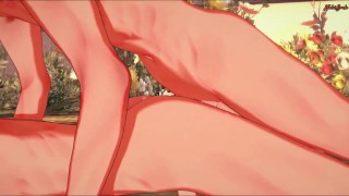 Eren fucking Armin bareback outside (post time skip) - AoT Hentai