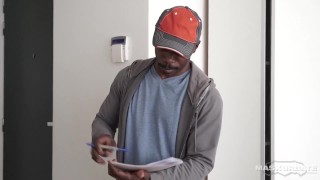 Maskurbate - Ripped Delivery Man Shows Off His BBC