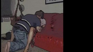 Early Cartoon Video of Agness and Brett's Love Happening