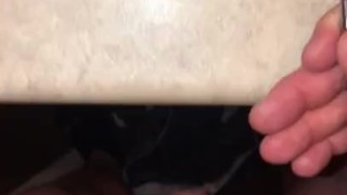POV Using my gothic hollow urethral sound to pee because its cool to watch pee flow out of both eyes