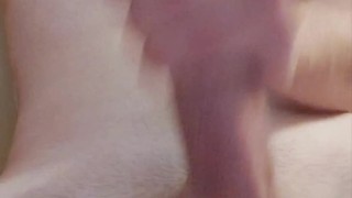 Buck Addams cleans his cock before he cums