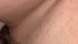 Fiancée fucking suction dildo