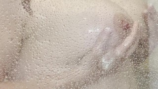 I play with my big titties in the shower for you!