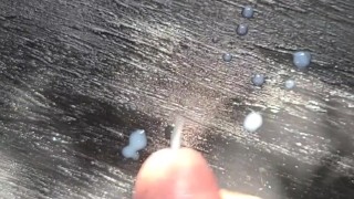 Voyeur Mr Grey Masturbates To PAWG Tanning Nude With Huge Cumshot