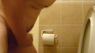 Peeing and cumming for a fan