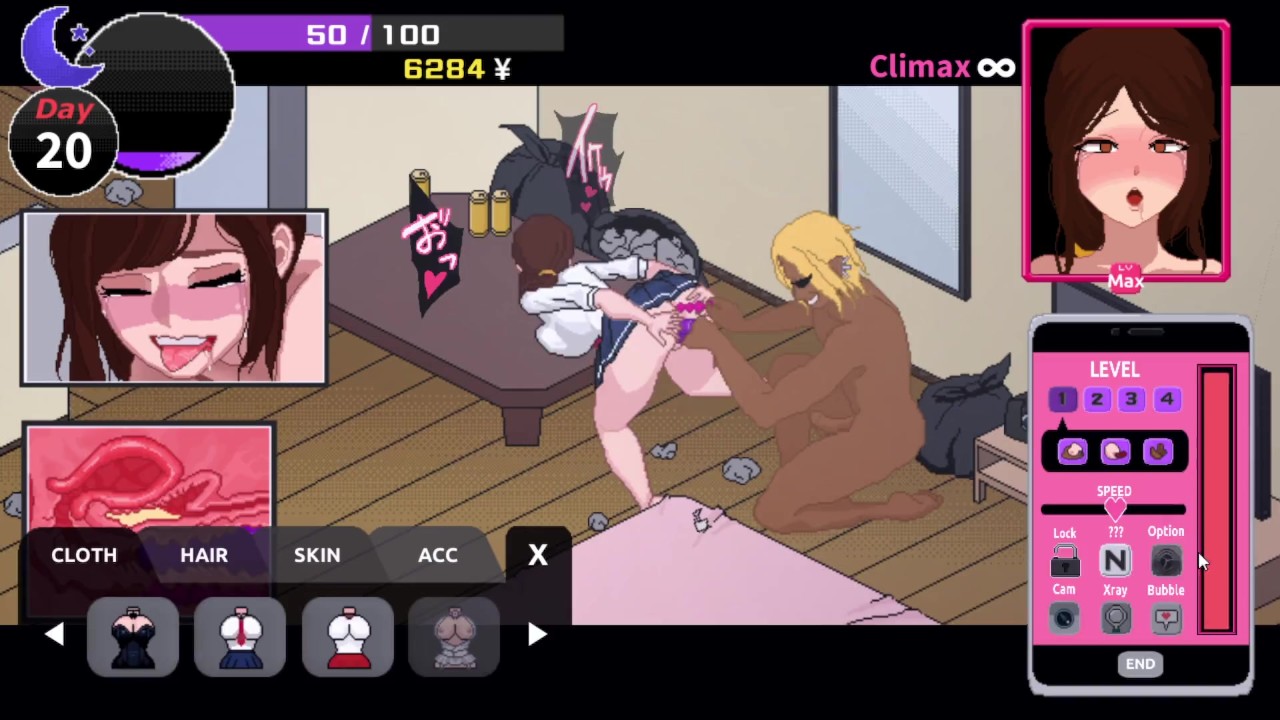 Hentai Game-NTR Legend v2.6.27 Part 5 Wife in Cosplay Apron, Bunny and Maid  Outfit for Me to Fuck