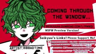 My Hero Academia Villain Deku Comes Through the Window to Fuck You! Art:twitter@bbadtime