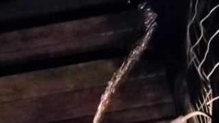 Outside pee