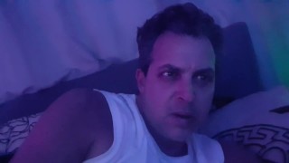 POV solo male celebrity  sex tape of Cory Bernstein and curious straight fraternity brother